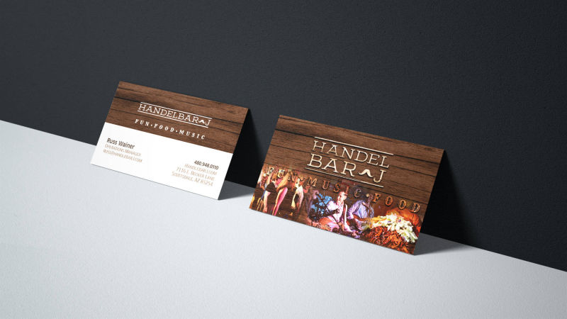Handel Bar Tarjetas