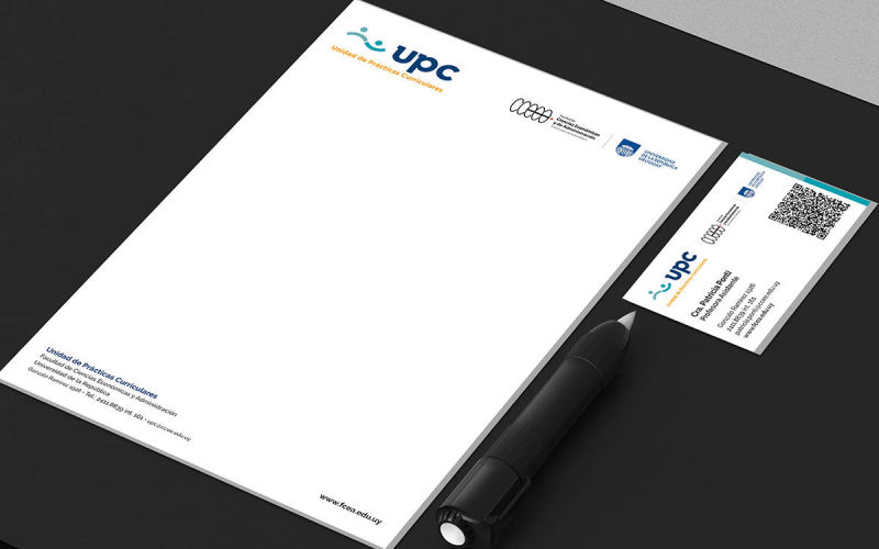UPC  hojas y tarjetas