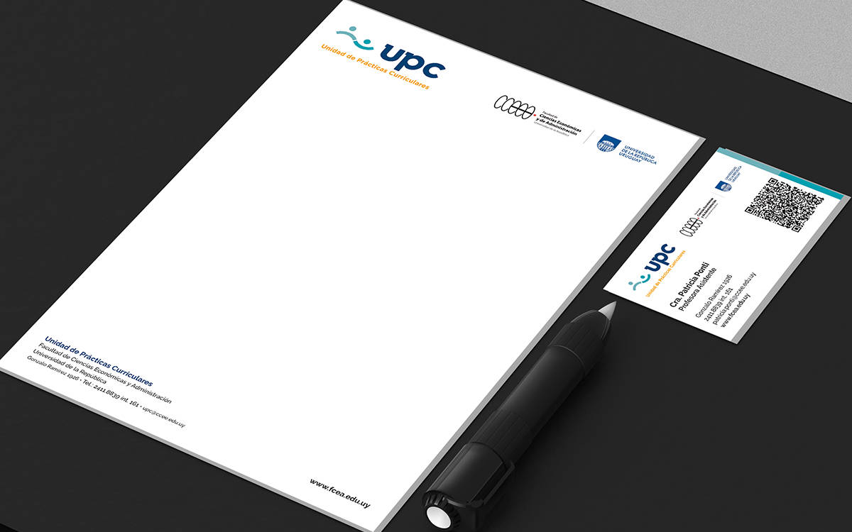 UPC  hojas y tarjetas